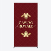 Aperturee - Aperturee Casino Royale Inspired Rectangle Backdrop James Bond 007 Themed Party Decor Art Deco Adult Birthday